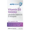ApoHealth Vitamin D3 1000IU 130 Capsules