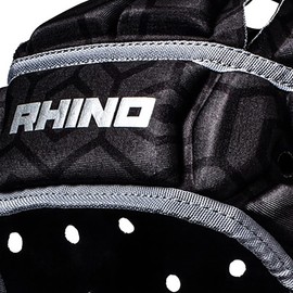 Rhino Pro Rugby Headguard, Black, Medium