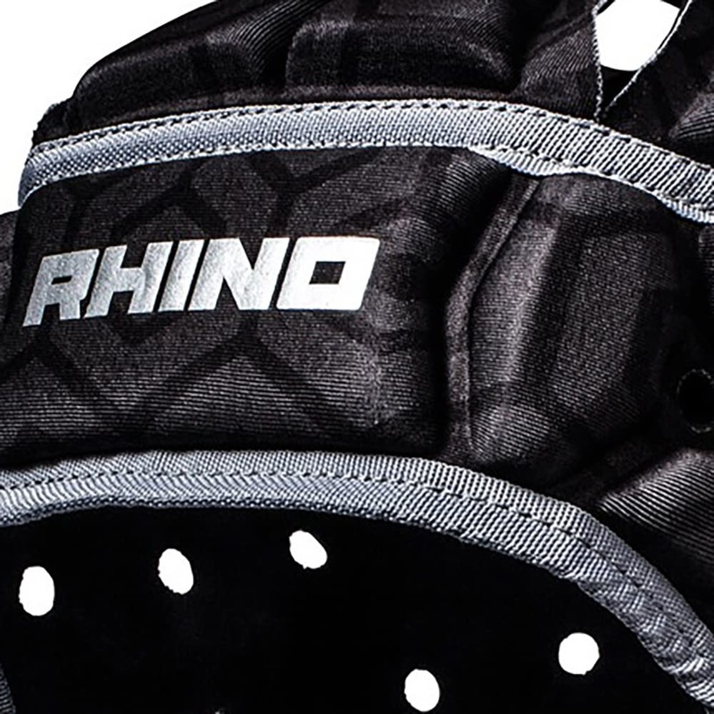 Rhino Pro Rugby Headguard, Black, Medium