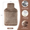 samply Hot Water Bottle with Cover - 2L Hot Water