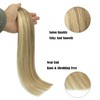 Aison Clip in Hair Extensions 100% Remy Human Hair 18p613