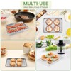 TeamFar Toaster Oven Pan with Rack Set, 9’’ x 7’’
