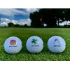 Emainer Golfball, 3 Geburtstags- Golfbälle, Dieser Ball kennt auch Dein