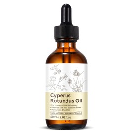 Cyperus Rotundus Oil for Hair Removal - Natural Formula to Reduce Unwanted Body Hair Growth, Shrink Pores, Moisturize & Soothe Skin - Gentle & Suitable for All Skin Types - 2.02 Fl Oz / 60ml
