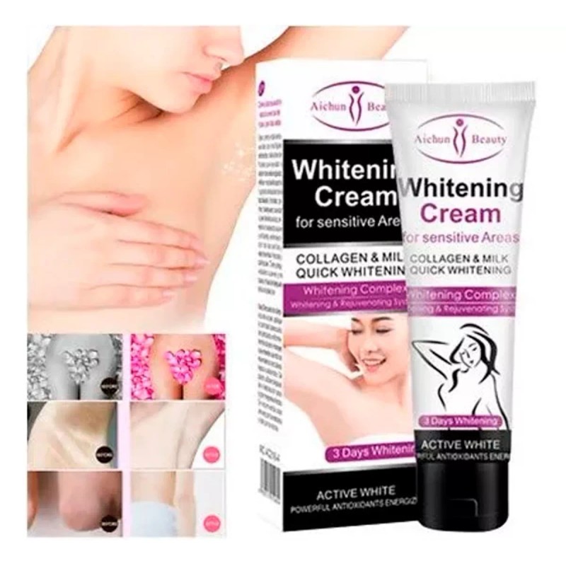 Mafab Crema Blanqueadora Axilas Colágeno Y Leche Aichun Beauty