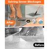 35 Inch Anti-break Metal Drain Snake, 6PCS Hair Clog Remover