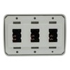 American Technology Components Triple SPST On-Off Switch with Bezel, 12-Volt,