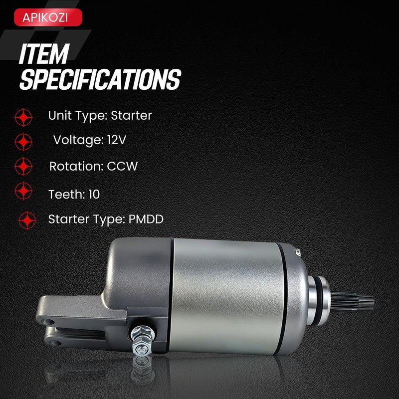 Starter Motor Fits for Foreman Rubicon 500 TRX500FA 2001-2014 TRX500FGA