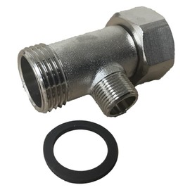 7/8" Female, 7/8" Male Stainless Steel Bidet T-Adapter