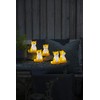Konstsmide 6233-203 LED Acrylic Foxes Sitting, Set of 5, 40