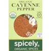 Spicely, Pepper Cayenne Organic, 0.45 Ounce