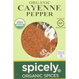 Spicely, Pepper Cayenne Organic, 0.45 Ounce