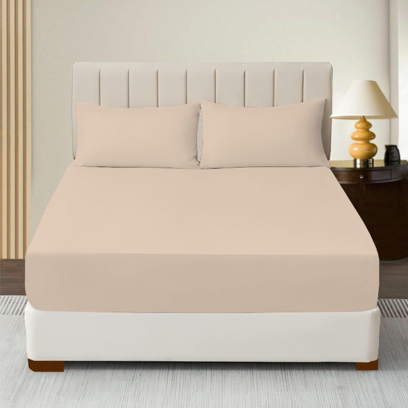 R&Z Extra Deep Polycotton Non Iron Fitted Sheet Easy Care