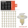 A-Premium 50PCS Nylon Trim Panel Clips Retainer Fastener Double Head