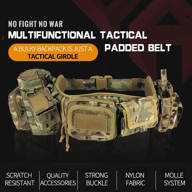 YAKEDA 5 in 1 Tactical Battle Belts for Law Enforcement