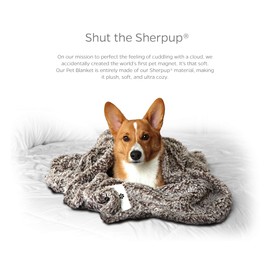 Pet Parents Premium Pet Blanket, Water Resistant Dog Blanket & Cat Blanket, Perfect for Crates, Calming, Large, Medium, Small Dogs, & Puppy Blanket Color: Chocolate Size: 50x60