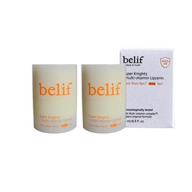Belif 빌리프 슈퍼나이츠 멀티 비타민 립세린 15ml 2개 세트 Belif Super Nights Multi Vitamin Lip Serum 15ml 2-Piece Set