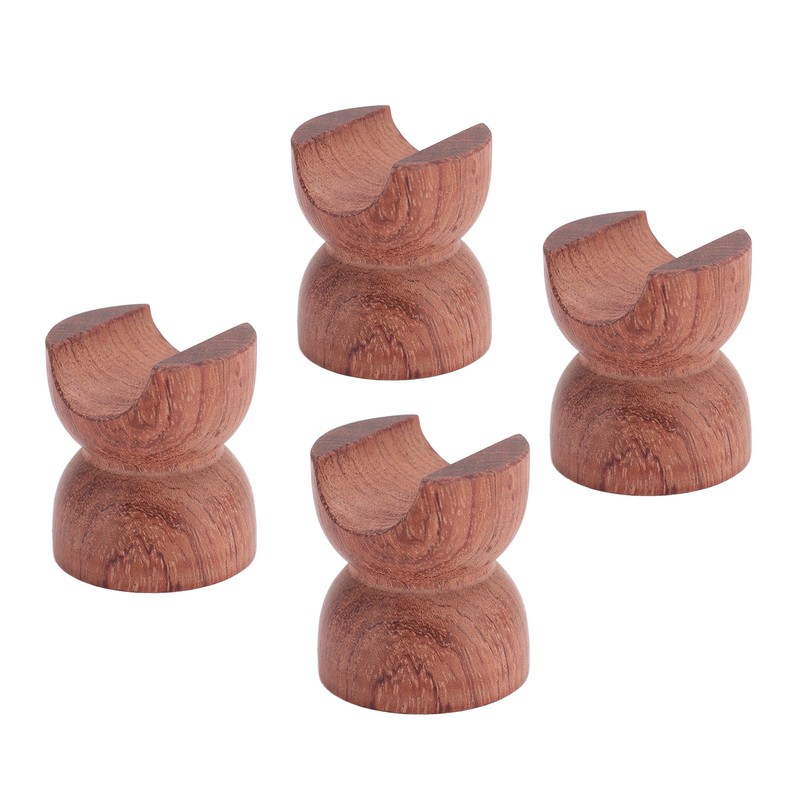 4PCS HiFi Speaker Cable Wire Bracket Wooden Shockproof Insulation HiFi