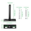 Seimneire 6pcs 3 Inch Floating Shelf Bracket, Heavy Duty Hidden