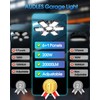 AUDLES 8 Pack LED Garage Light, 200W 20000LM 6500K LED