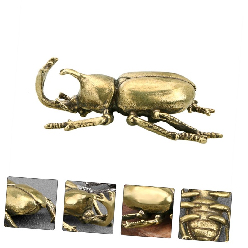 BIUDECO Craft Beetle Artistic Desktop Decor Safe Tasteless Material for