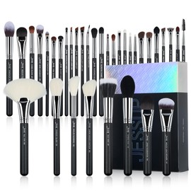 Jessup Set 35 Brochas de Maquillaje Profesionales para Rostro y Ojos T342                                                                             