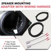 Speaker Mounting Adapter with Wiring Harness Compatible with Civic Accord