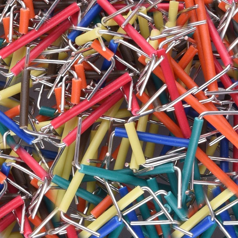 RUIZHI 840 Pieces Pre-Molded Breadboard Jumper Wire Kit 14 Length
