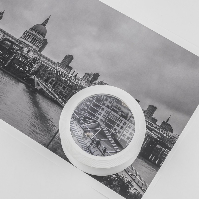 Lightcraft LC1875 LED Dome Magnifier - White