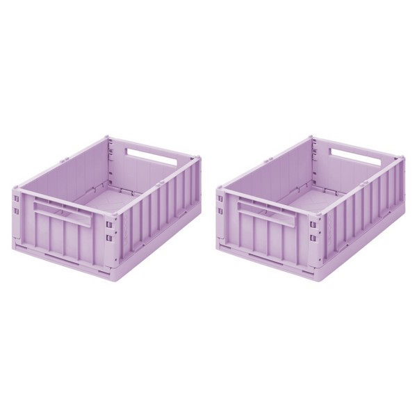 Liewood Weston Storage Box | Lavender, Small 2 Pack