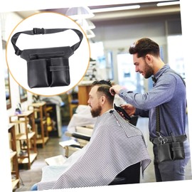 Hairdresser Bum Bag Leather Leather Tools Hair Hairdresser Waist Bag Baber Tools Scissor Holder Bag Hairdressing Bag Belt Scissor Pouch PU