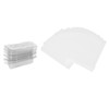 60pcs Lip Balm Pouches Professional DIY Clear Plastic Lip Balm