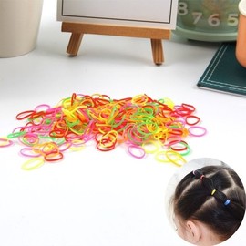 여러컬러 고무맨드 머리끈 고무줄 700P 컬러고무줄 머 (WFHMY30) Multi-color Rubber Hair Ties 700P Color Rubber Bands (WFHMY30)