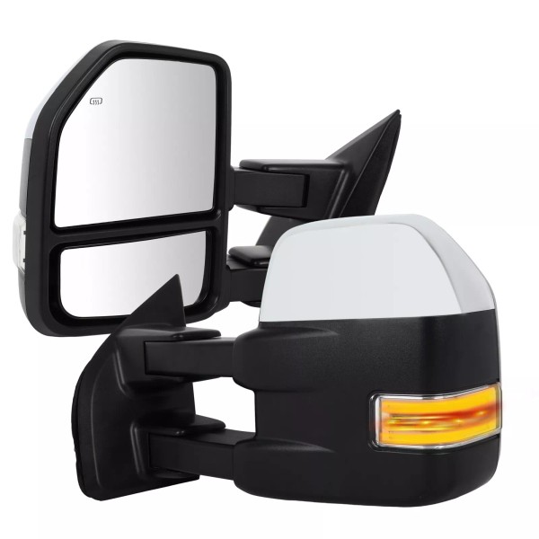 Hdautoworld For 2015-2020 Ford F150 Tow Mirrors Power Heated Turn
