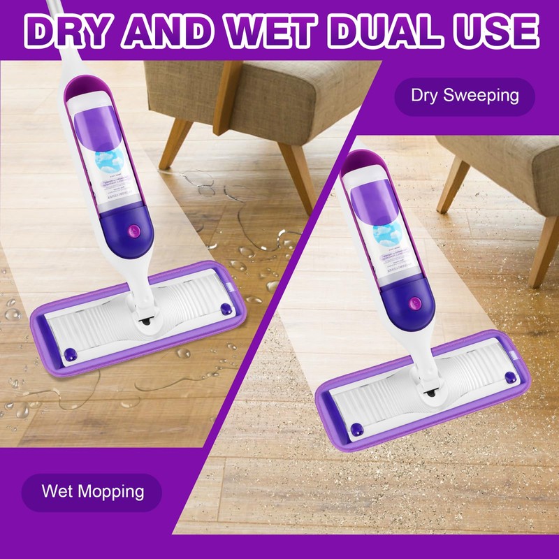 HOMEXCEL Reusable Microfiber Mop Pads for Swiffer PowerMop, Power Mop