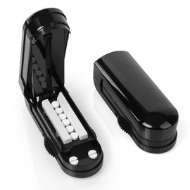 AOGOE Multiple Pill Cutter, Adjustable Pill Splitter for Small and Large Pills, Cutting & Storage 2 in 1 Tablet Pill Dispenser, Tablet Splitter with Blade Guard, Pill Cutter for Elderly, Dog, Cat, Pet