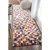 nuLOOM Triangle Geometric Runner Rug, 2' 6" x 8', Multi