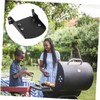Kisangel BBQ Grill Chute for Pellets Iron Material Smoker Grill