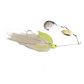 Savage Gear Da Mega Bush Spinner Bait, 55 g, Colour: White Chartruese