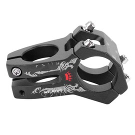 Yosoo Health Gear 31.8mm Stem Bicycle Stem Aluminum Alloy Bicycle Handlebar for Mountain Bike Road Bike BMX MTB (Black)