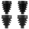 Caltric 2 Front Axle Inner Outer CV Boot Kit for