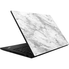 Skinit Laptop Decal Skin Compatible with Lenovo ThinkPad P14s Gen 2 Originally Designed Silver Marble Design