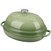 EDGING CASTING Enameled Oval Cast Iron Dutch Oven Pot with