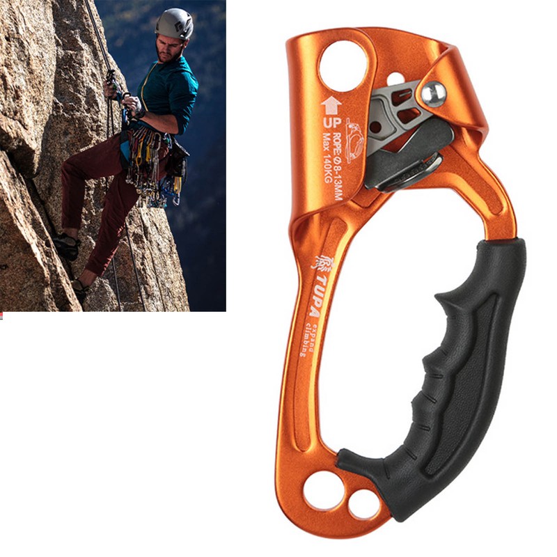 Rock Climbing Right Hand Ascender Multi Purpose Manual Outdoor Mountaineering