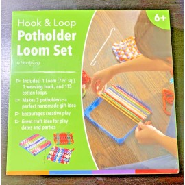 Hearthsong Hook & Loop Potholder Loom Set 7.5 in