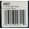 Equus 9821 2" Single Gauge Mounting Panel, Chrome