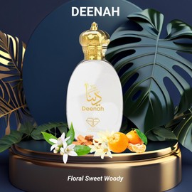 SAIF AL FARES Deenah - Non-Alcoholic Fragrance for Women | Floral Sweet Woody Scent | Arabian Perfumes from Dubai 3.4 Fl. Oz.