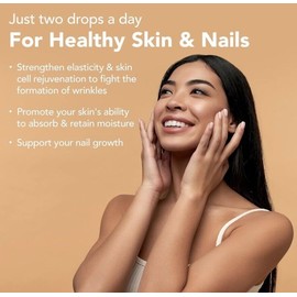 Super Natural Goods Biotin Collagen Liquid Drops - Maximum Potency for Hair, Skin, Nails - USA Made