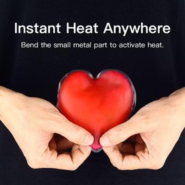 NWK Reusable Instant Hand Warmer Heat Packs Body Warmer with Gift Packaged 2024 Christmas White Elephant Stocking Stuffers Gifts (Pack of 6)