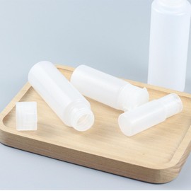 Pack of 5 Soft Container Travel Bottles Travel Bottles for Filling, Soft Container Bottle Set for Shampoo Shower Gel Lotion - with 2 Pieces Funnel (100 ml)